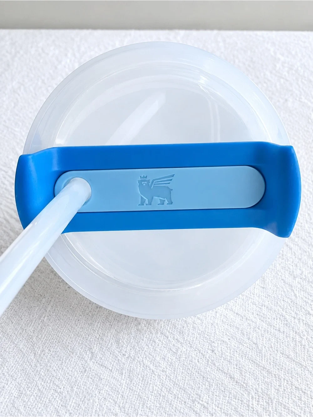 Stanley 40 oz Quencher Replacement Lid Blue Slider Clear Lid & Straw New